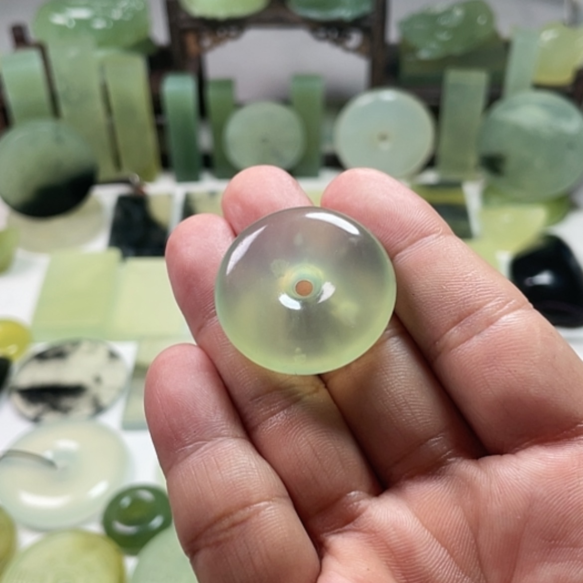 【闪购商品】未镶嵌岫玉挂件用****9