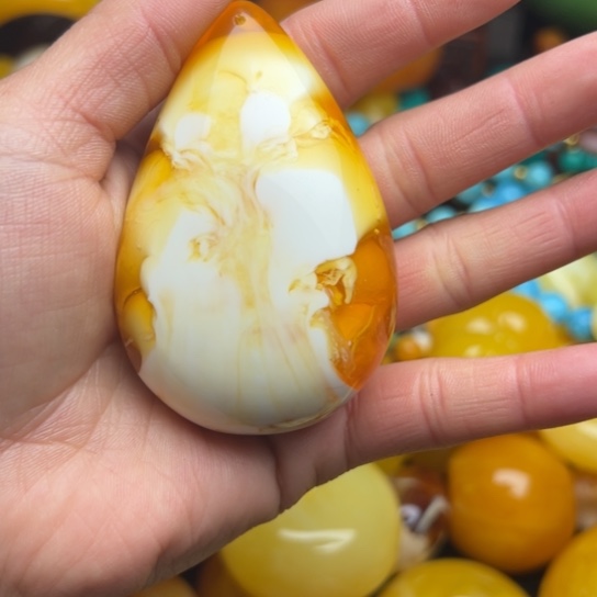 琥珀手串未镶嵌用****2蜜蜡