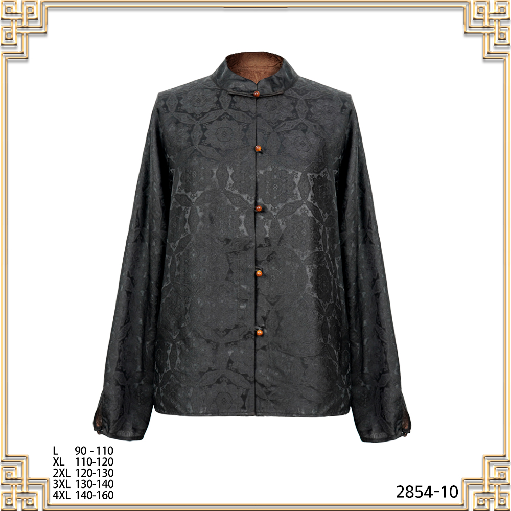 七七2025春季新款国风太阳花黑色短外套上衣2854-10