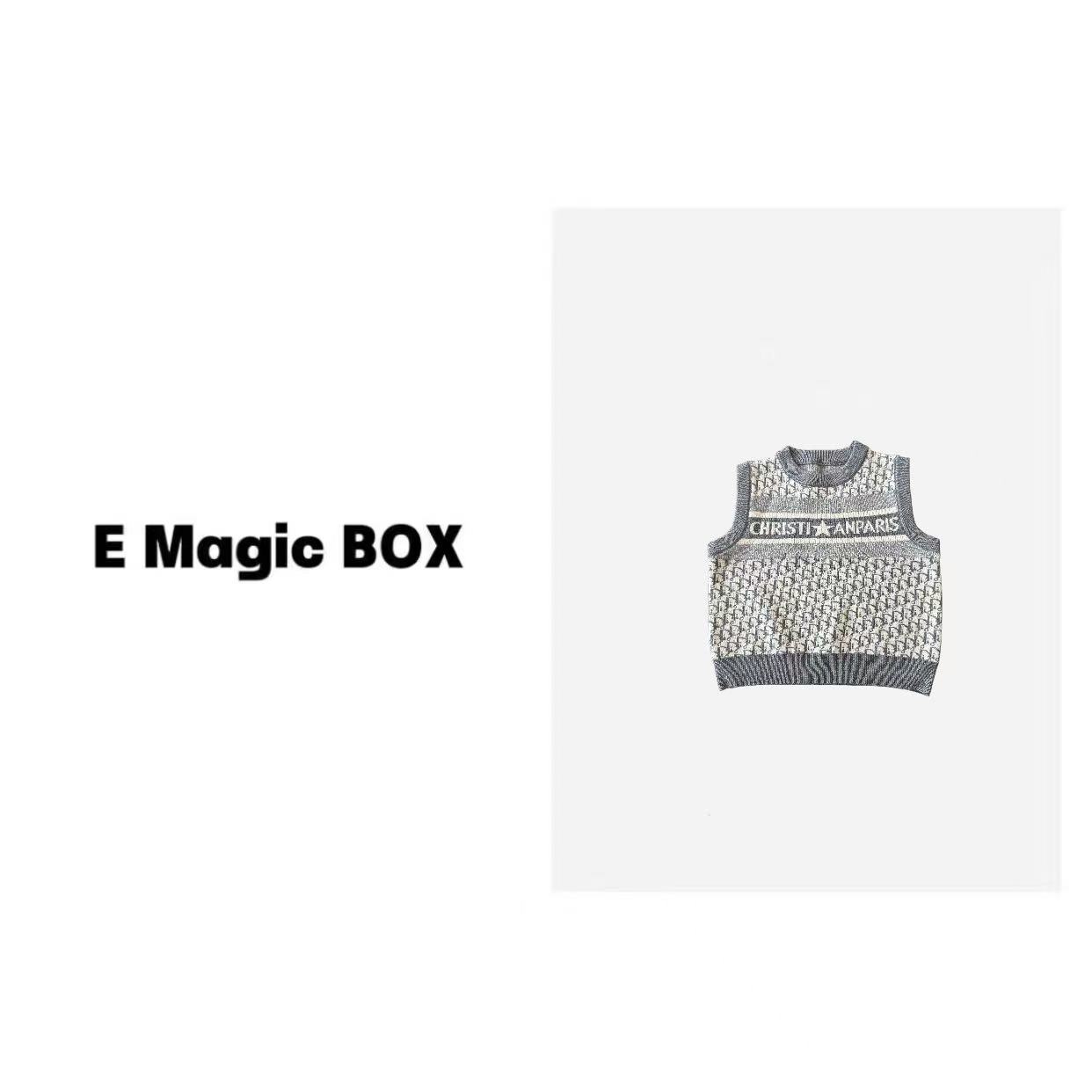 亿洋童装定制“绅士风度”儿童限量细针织马甲MJ2569