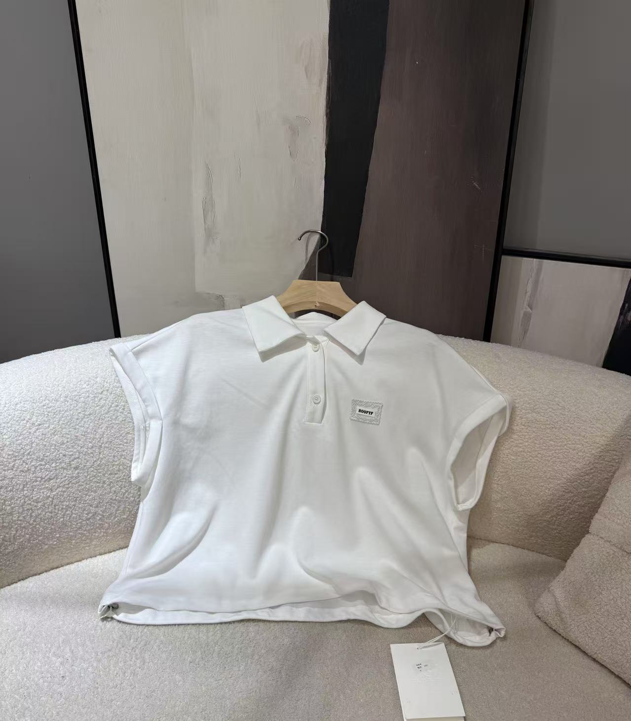 8889【PINGJIE】2025高货时尚宽松休闲潮流舒适百搭洋气短袖