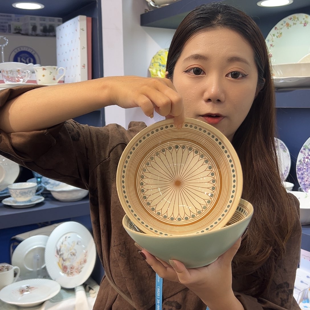 潮州陶瓷微瑕餐具7寸