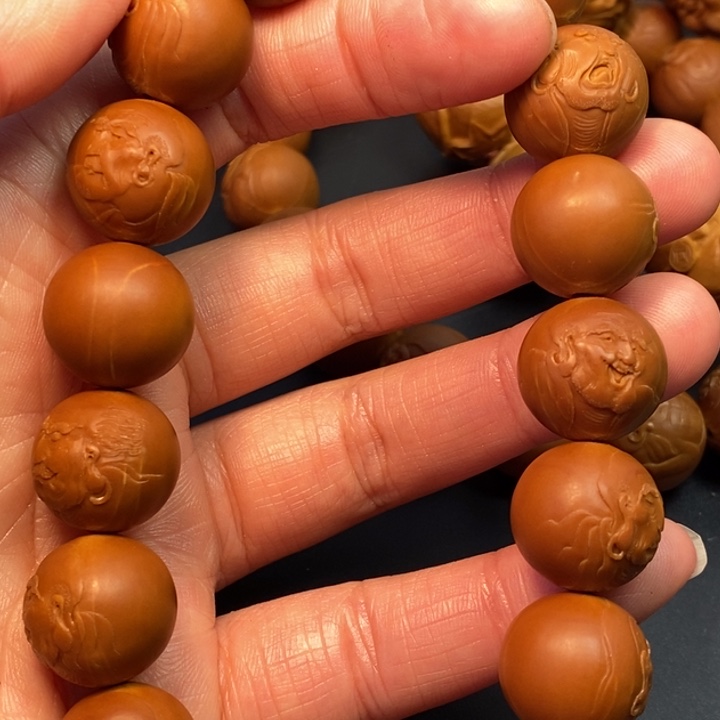 橄榄核手串/手链锦*岳十八罗汉