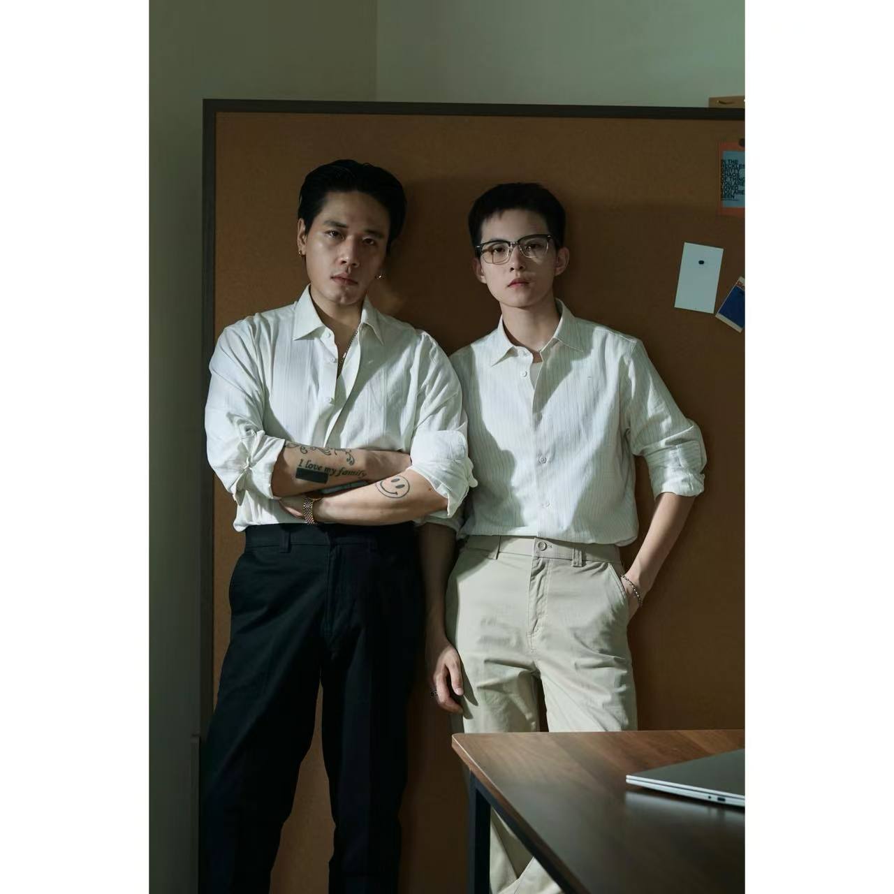 【和一黑标】秋季新款老钱休闲通勤云染百搭舒适高级感纯棉长袖衬衫