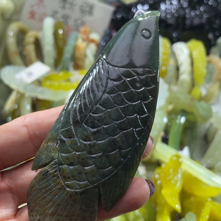 岫玉未镶嵌手把手把