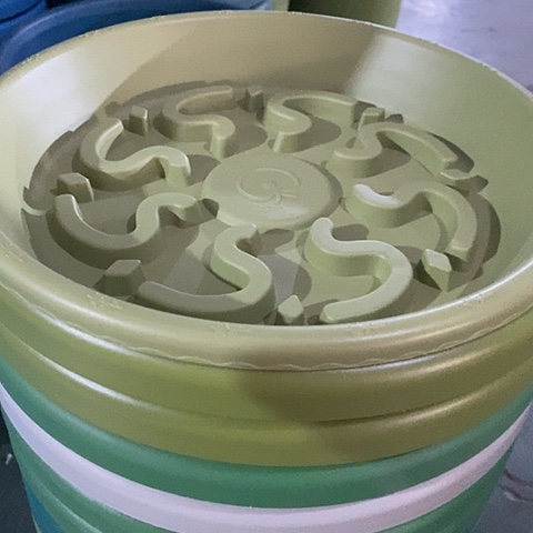 树脂210托盘果绿6个