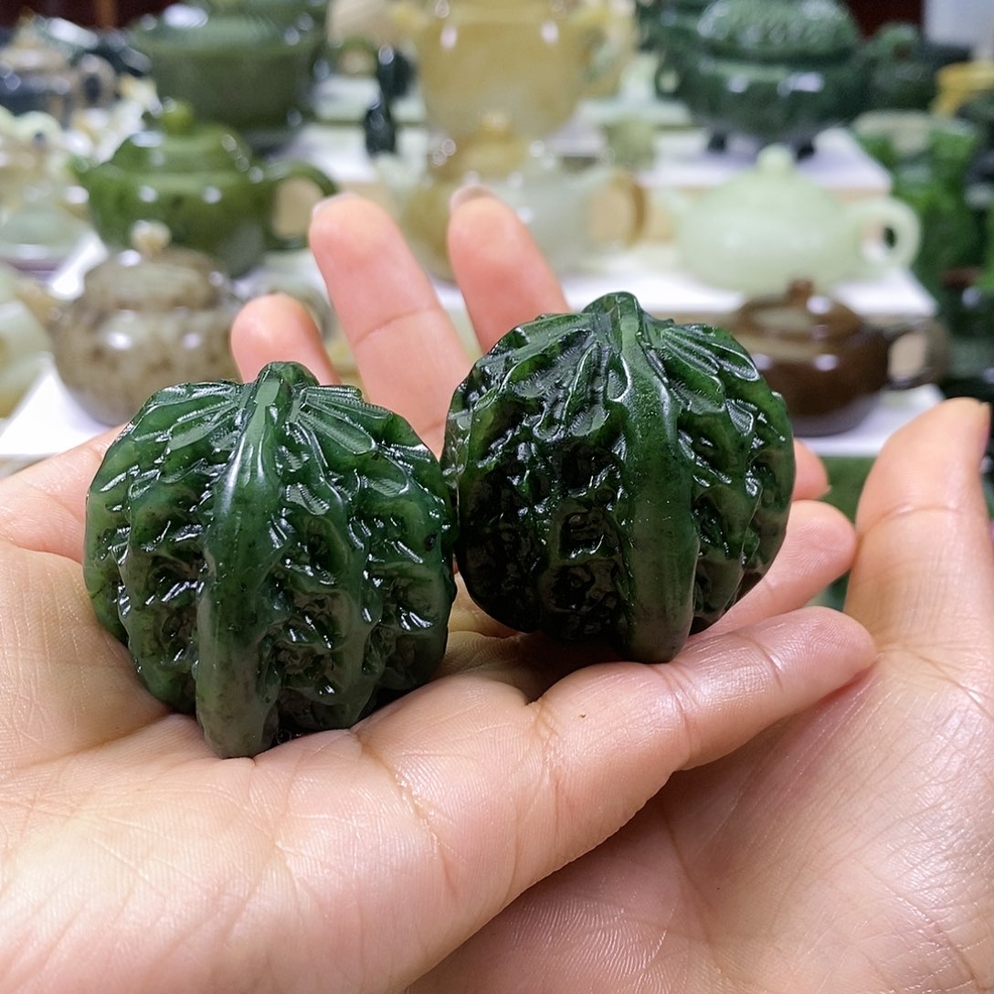 和田玉核桃未镶嵌