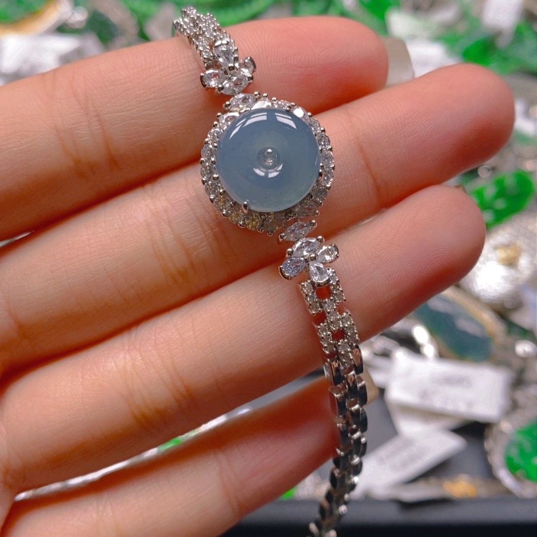 翡翠手链未镶嵌888888888