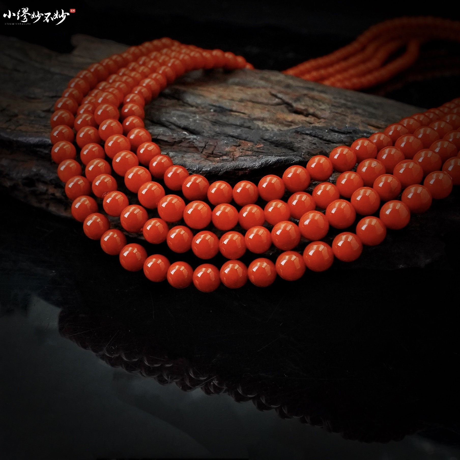 【缪老师严选】SJ2580 满肉满色/南红玛瑙多圈手链 多样性发其一
