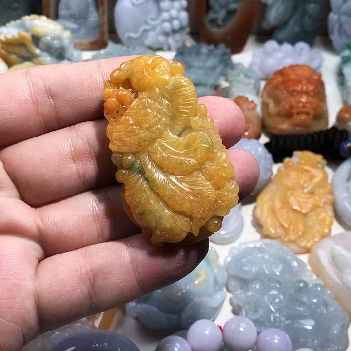 颈饰未镶嵌翡翠翡翠吊坠