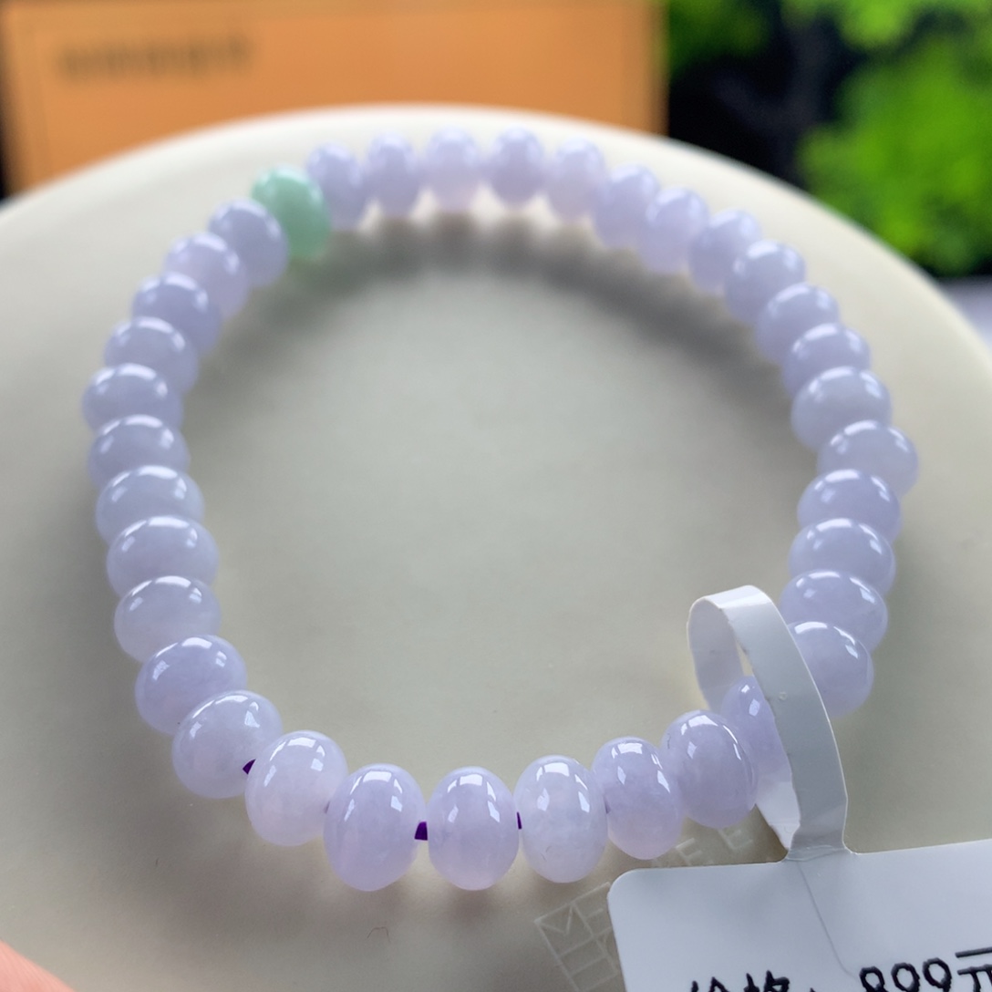 翡翠未镶嵌手链卡6.5