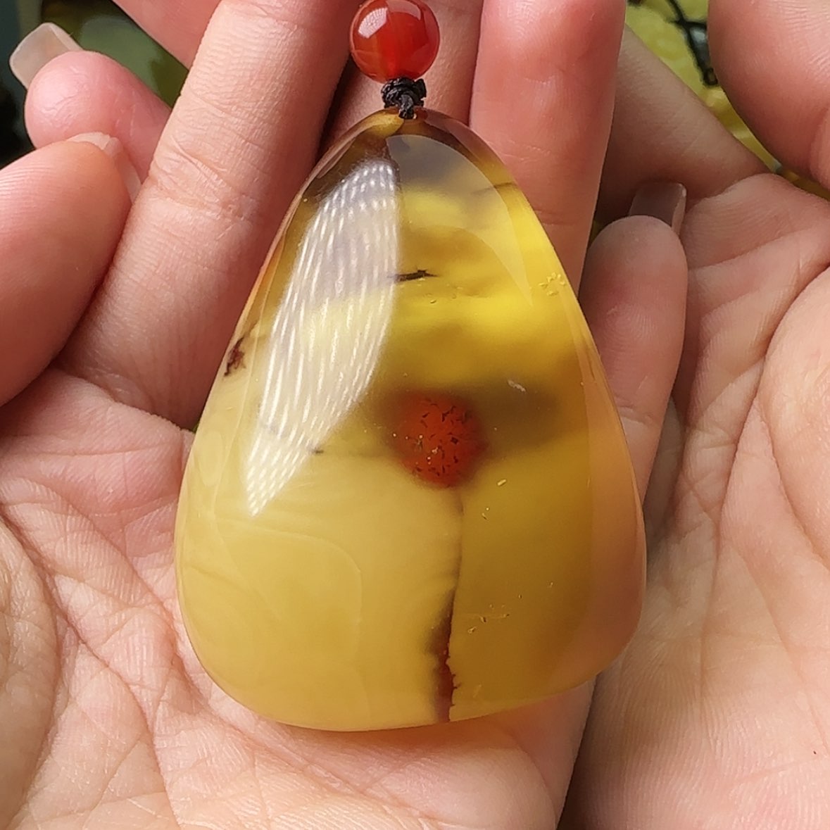 【闪购商品】琥珀颈饰未镶嵌吊坠