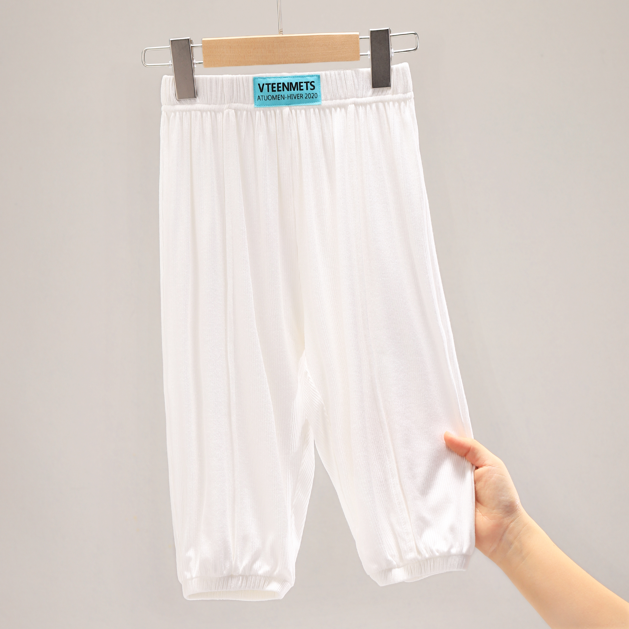 男童裤子儿童运动裤女童冰丝防蚊裤中大童长裤薄款外穿灯笼裤2144