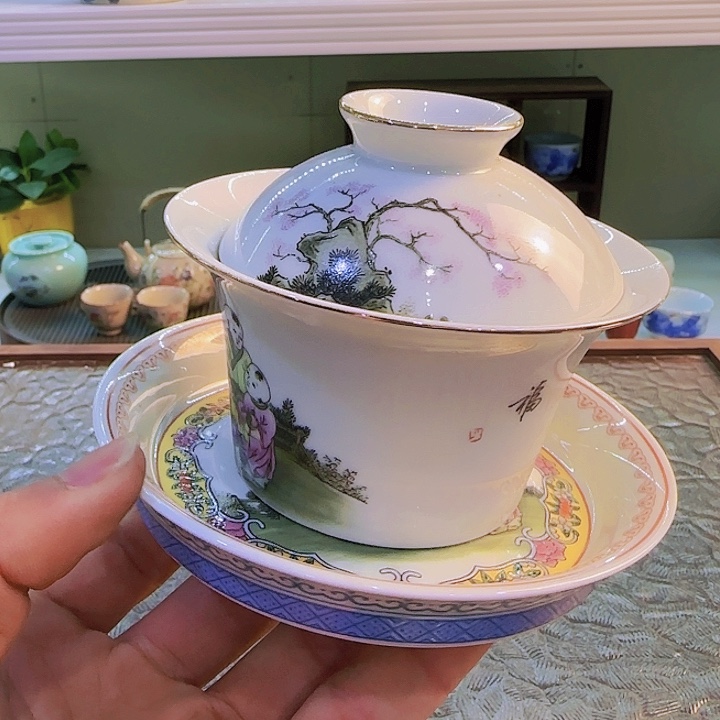 青花瓷器茶具套装旅行茶具茶叶罐