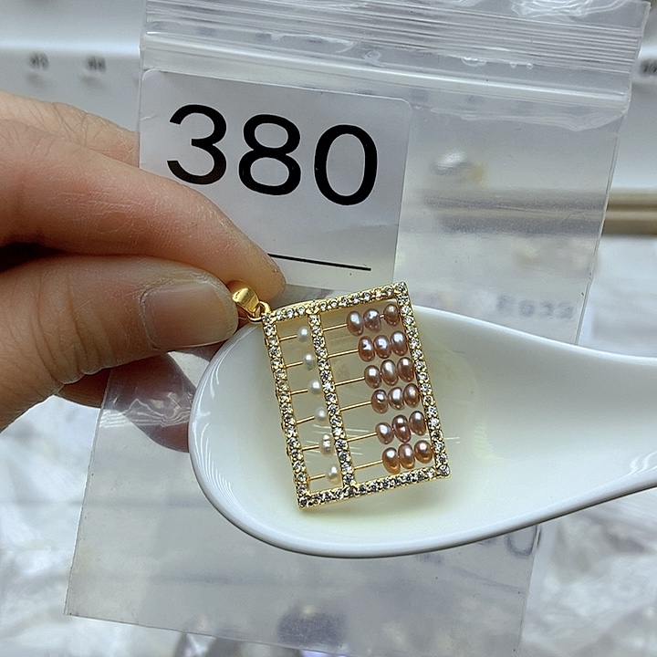 淡水珍珠颈饰银S925镶嵌