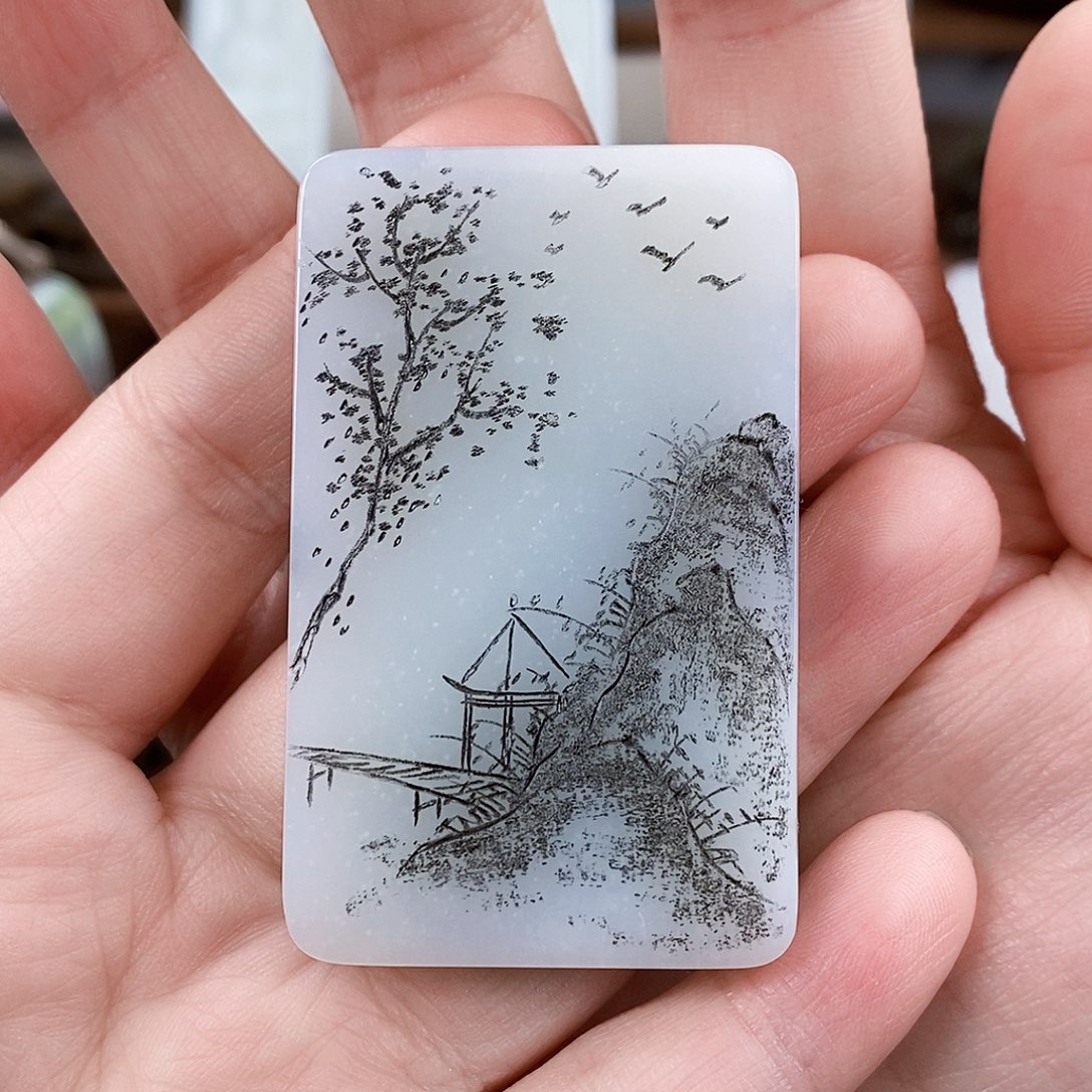 和田玉颈饰未镶嵌