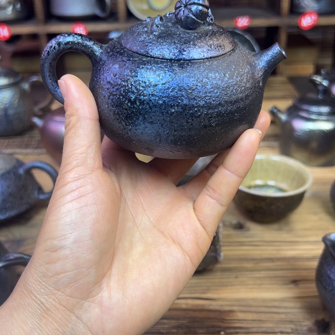 你*神云南建水紫陶柴烧壶