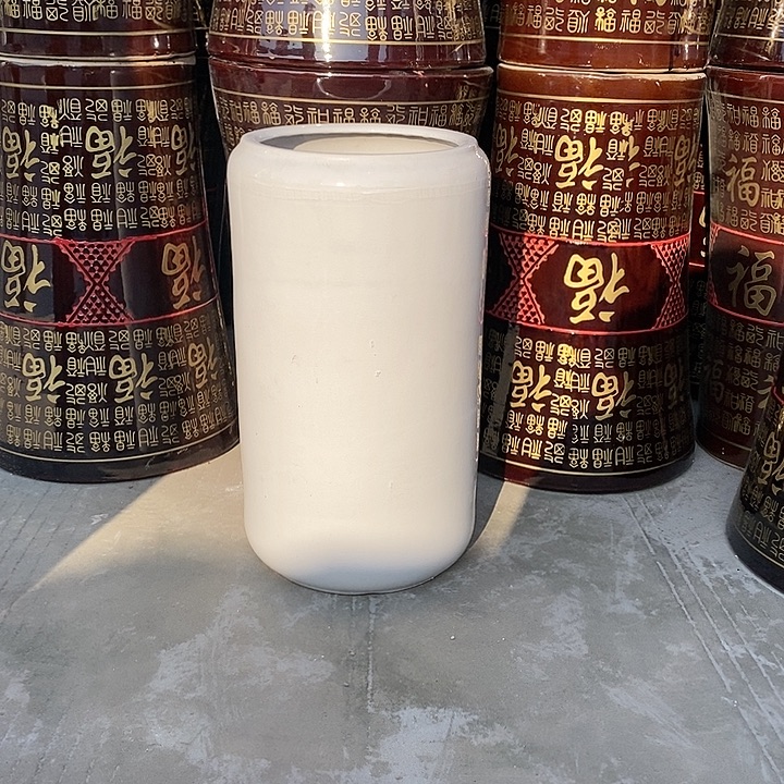 高腰白圆柱大号口25高50福利
