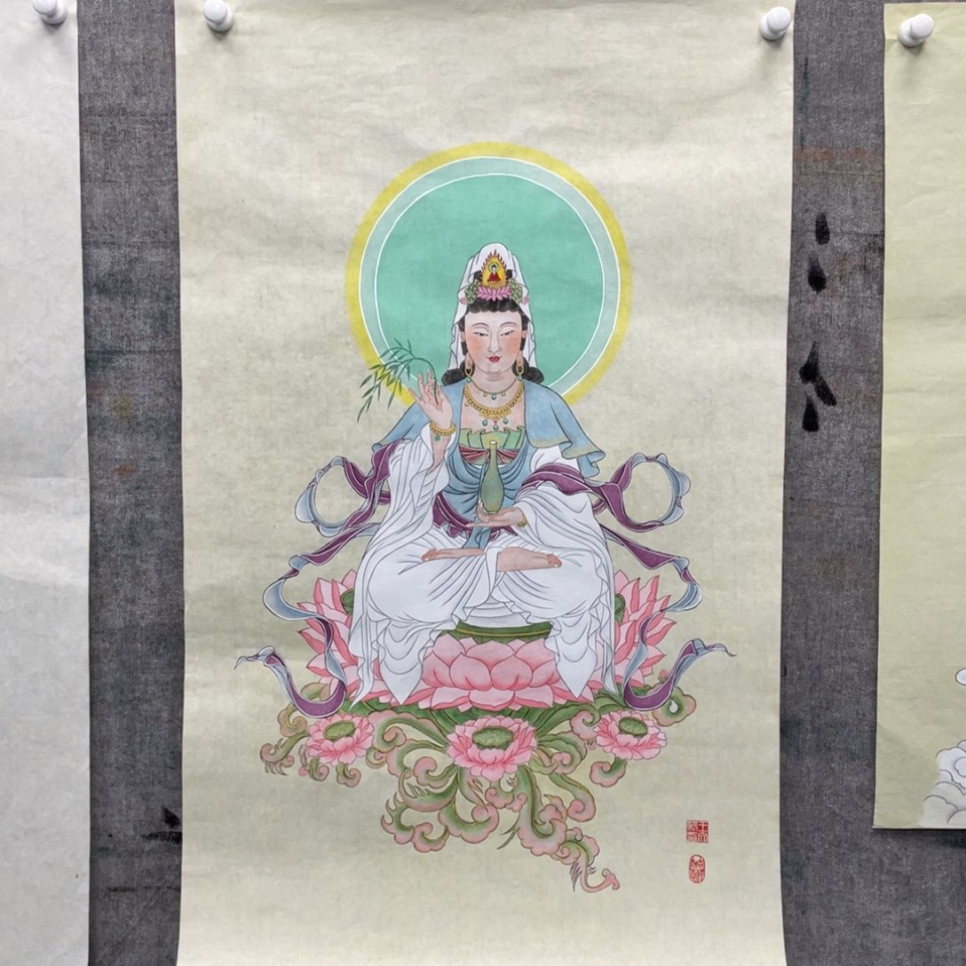 国画一*兵绘画作品王文莉画芯