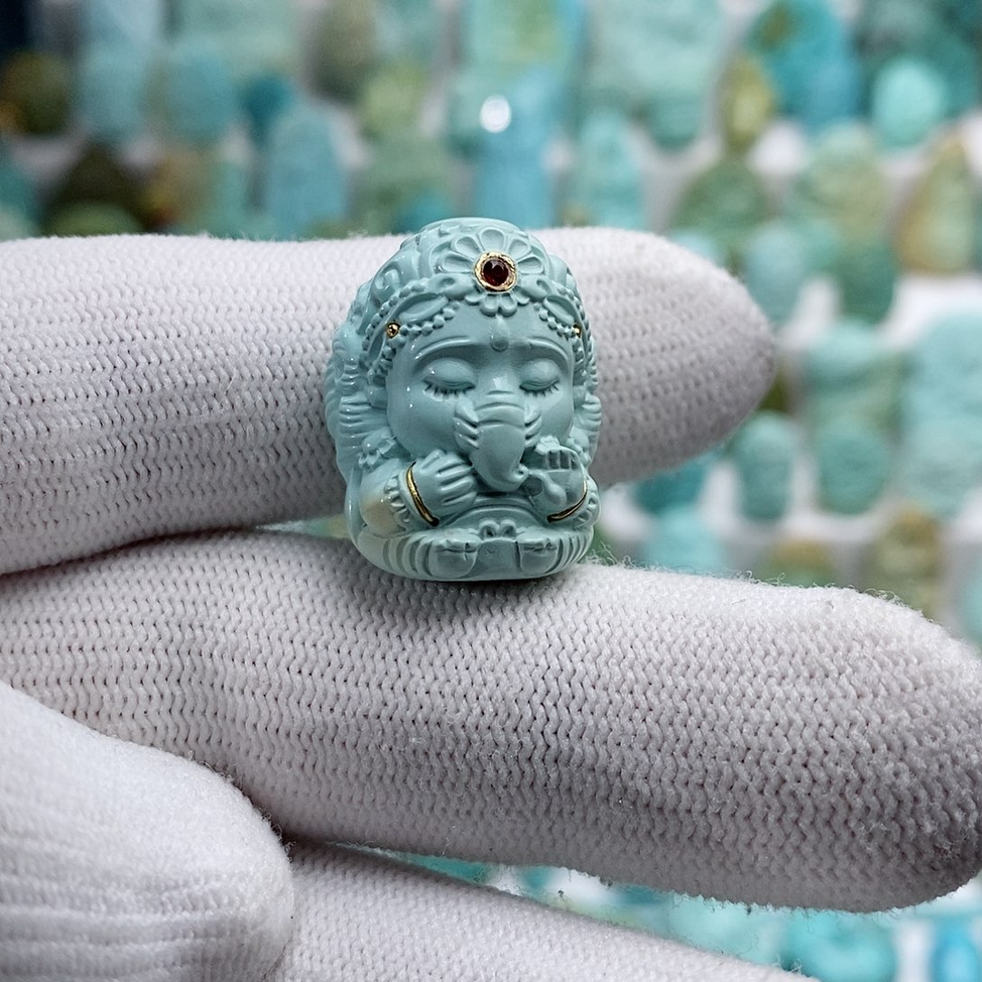 绿松石绿松石未镶嵌d****~