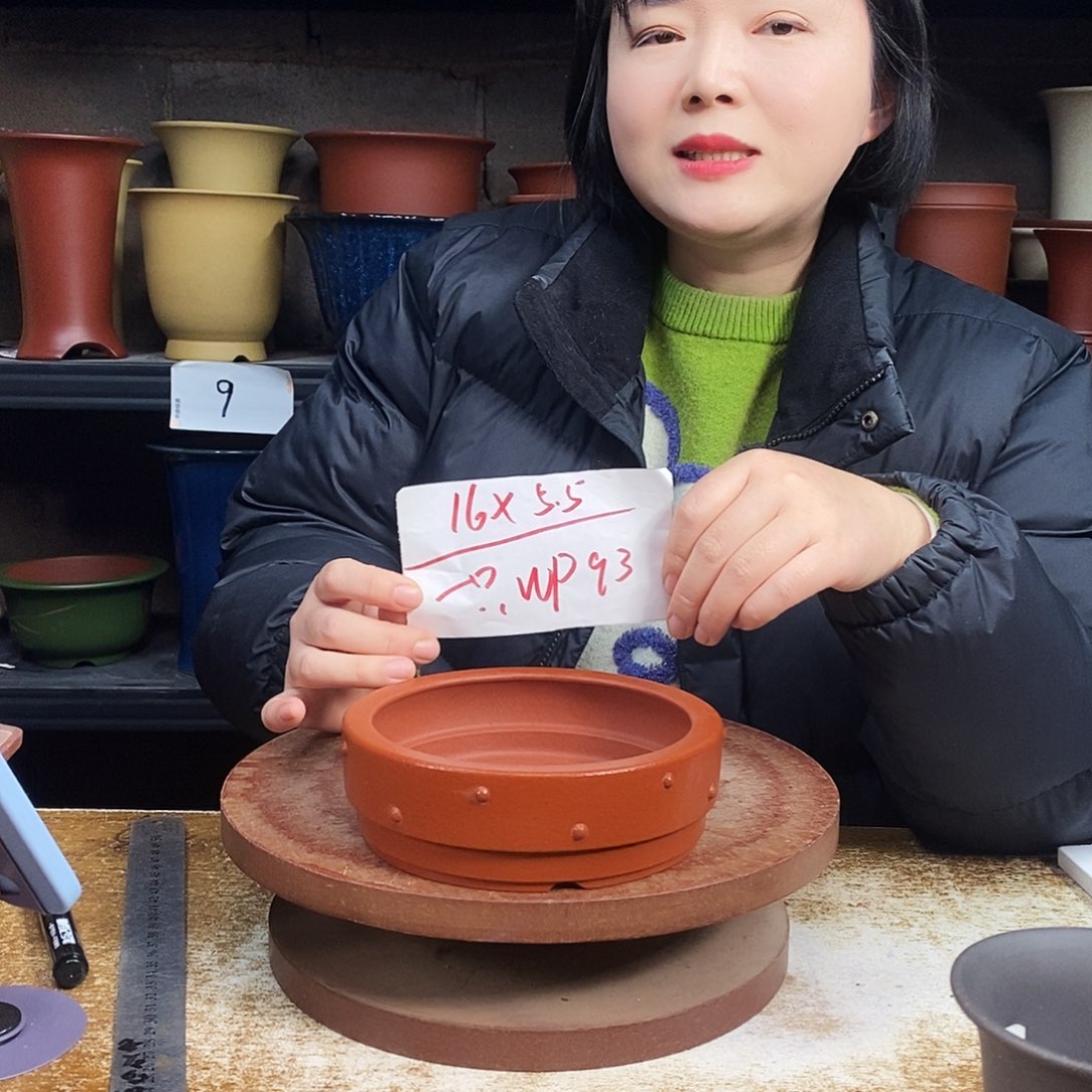 紫砂紫砂花盆一只WP93