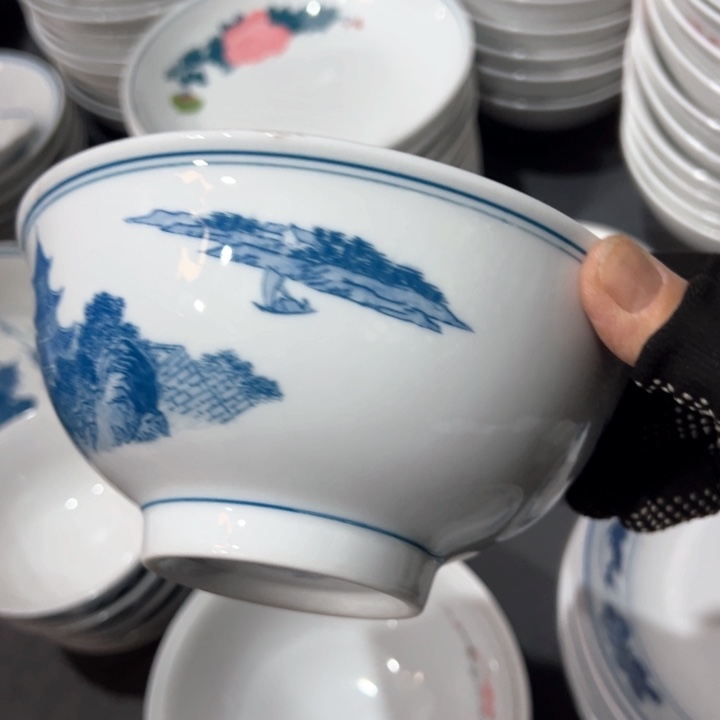 醴陵高温瓷16.5厘米釉下