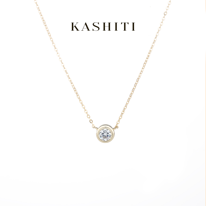 卡诗缇 坠链均925银锆石 镀k金星辰项链轻奢时尚百搭气质锁骨链