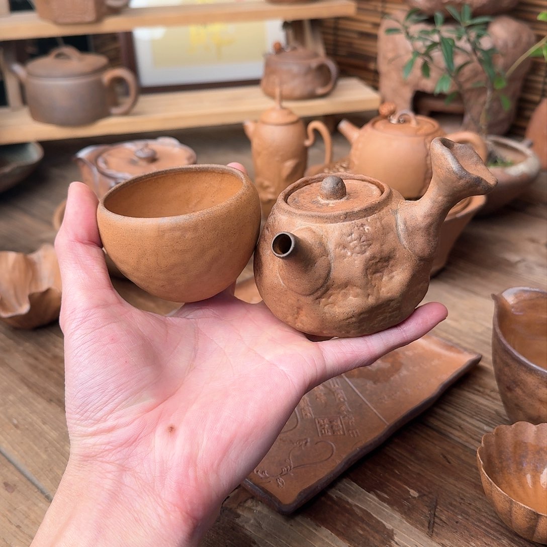 原矿老岩泥茶器系列