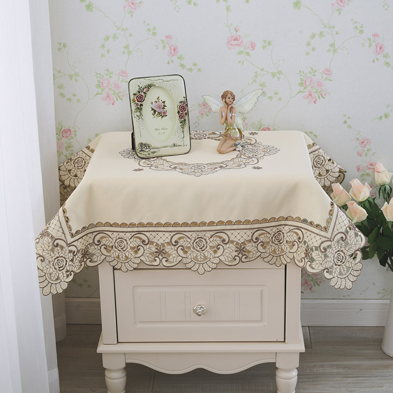 【60*60cm】床头柜  立式空调顶部  电饭锅  防尘盖巾桌布