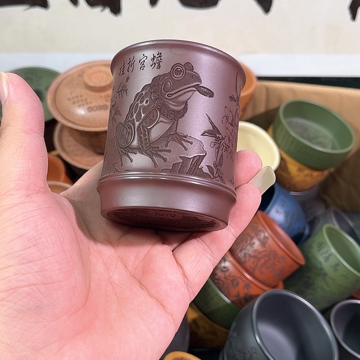 茶杯紫砂全手工紫砂主人杯