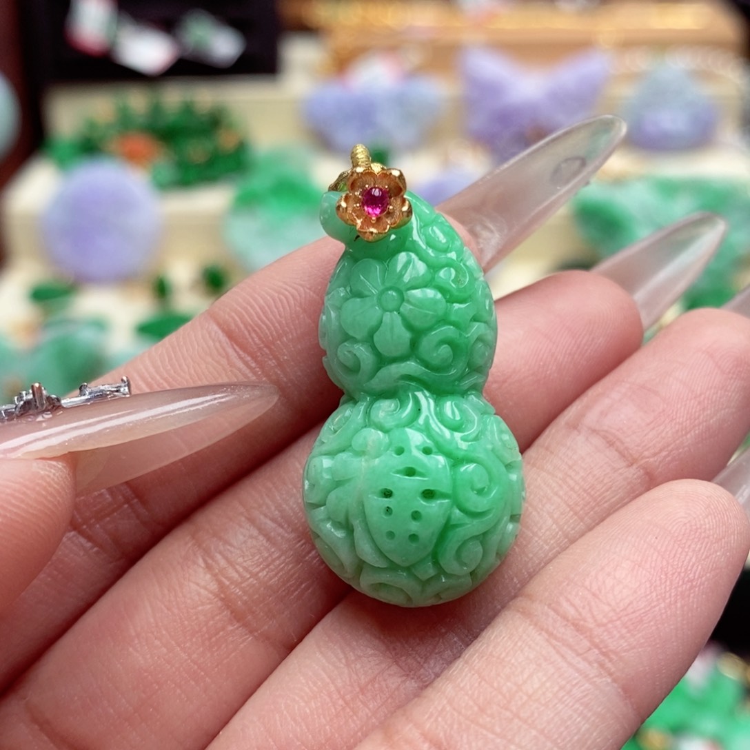 颈饰未镶嵌翡翠翡翠吊坠