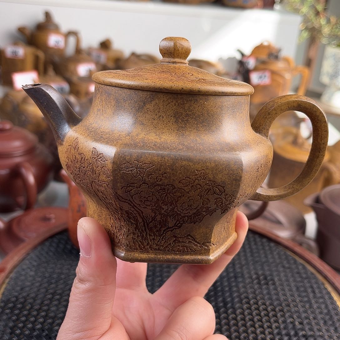 紫泥茶壶宜兴紫砂