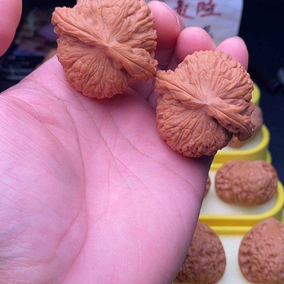 桃核把件C****黑南疆尺寸46