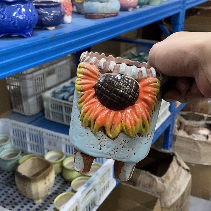 花盆单场满9.9发货9*13蓝