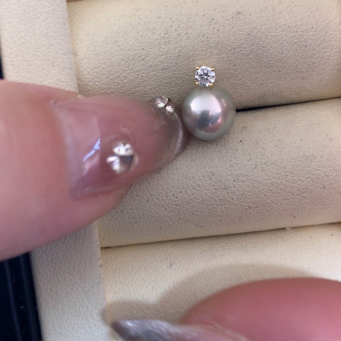 海水珍珠颈饰18K金镶嵌