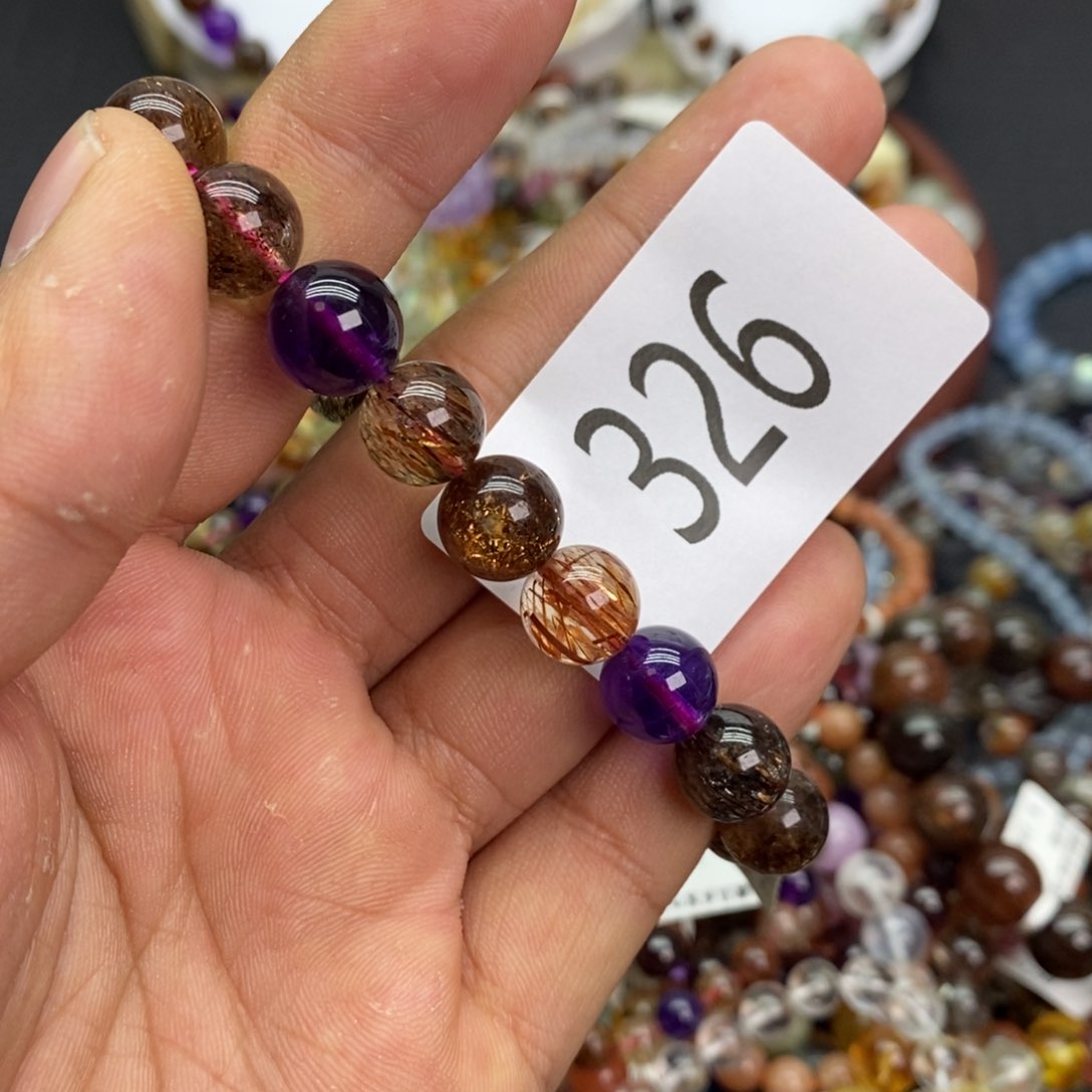 水晶手链未镶嵌麦***糖手链