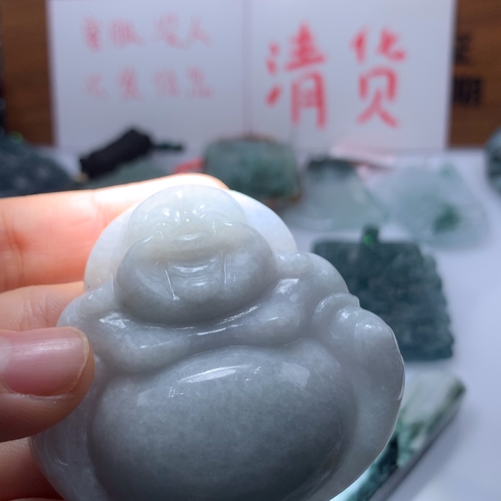 翡翠颈饰未镶嵌保真天然A货翡翠