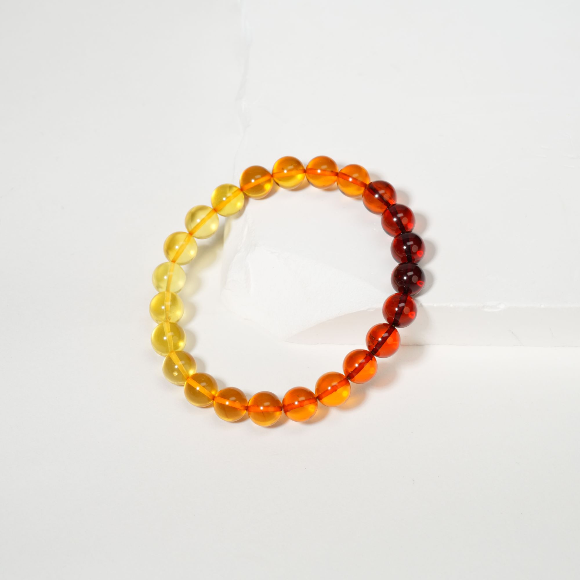 【普陀山欢喜】琥珀手串约8mm（发货多样性一件）K21309