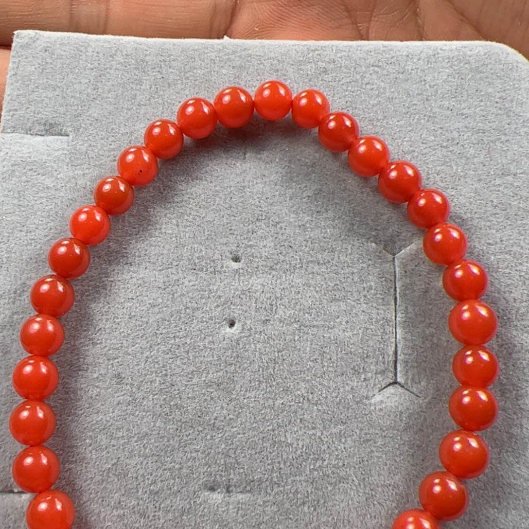 南红玛瑙手串未镶嵌