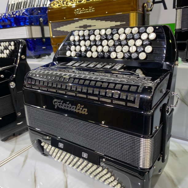 意大利原装进口Fisitalia 96贝斯3排簧巴扬手风琴