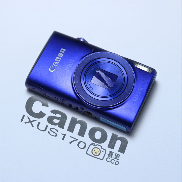 9新 Canon/佳能 ixus170克莱因蓝高清2000万像素12倍长焦