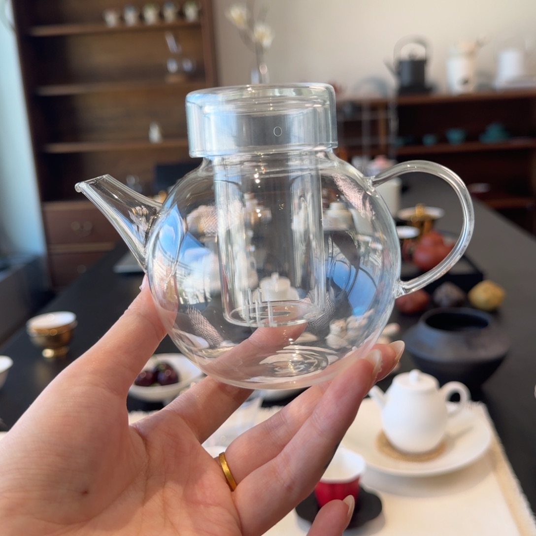 秒杀玻璃泡泡壶带茶漏