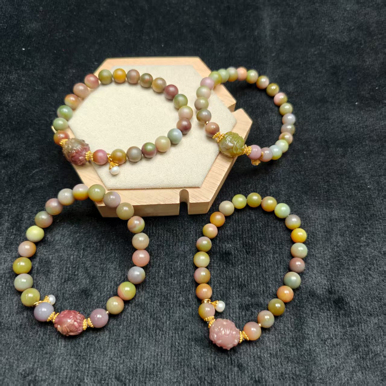 盐源玛瑙手串-879894T31-3A56-多样性/发一件