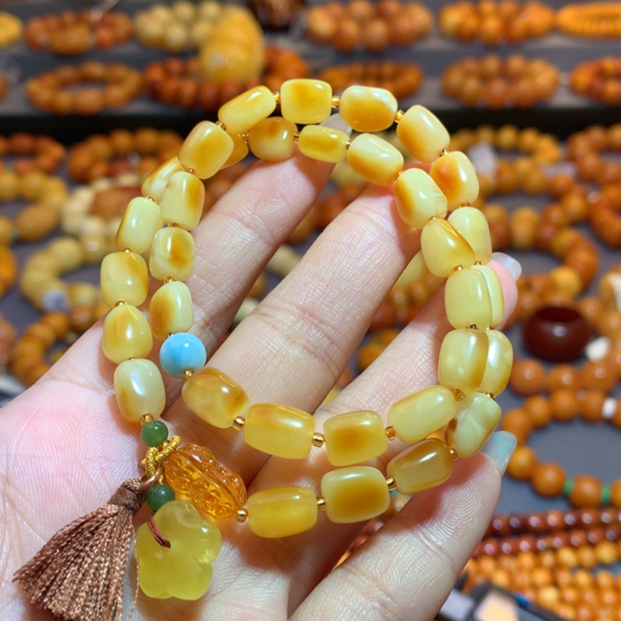 【闪购商品】未镶嵌蜜蜡手链蜜蜡手链
