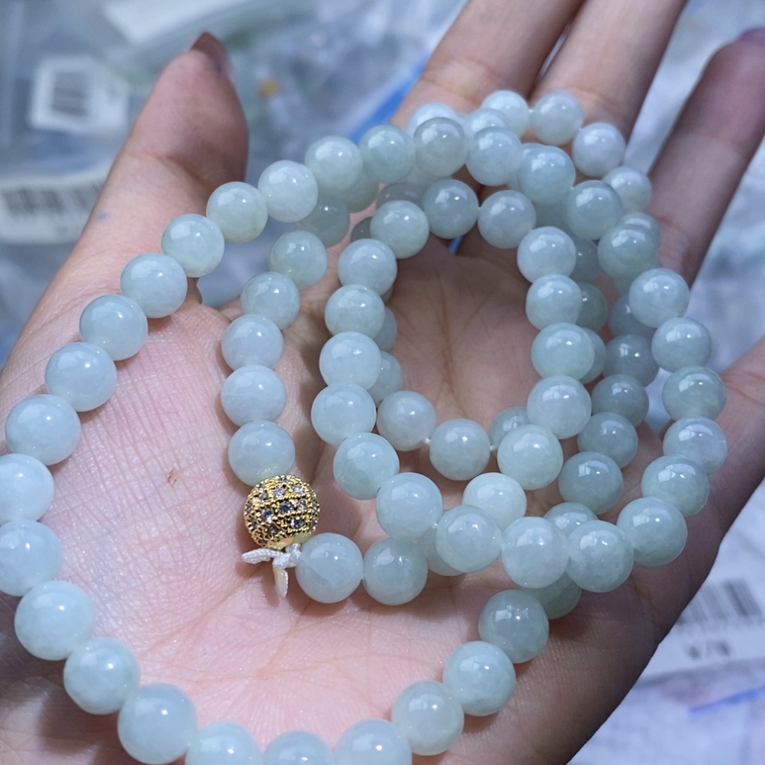 未镶嵌手串翡翠天然缅甸A货翡翠