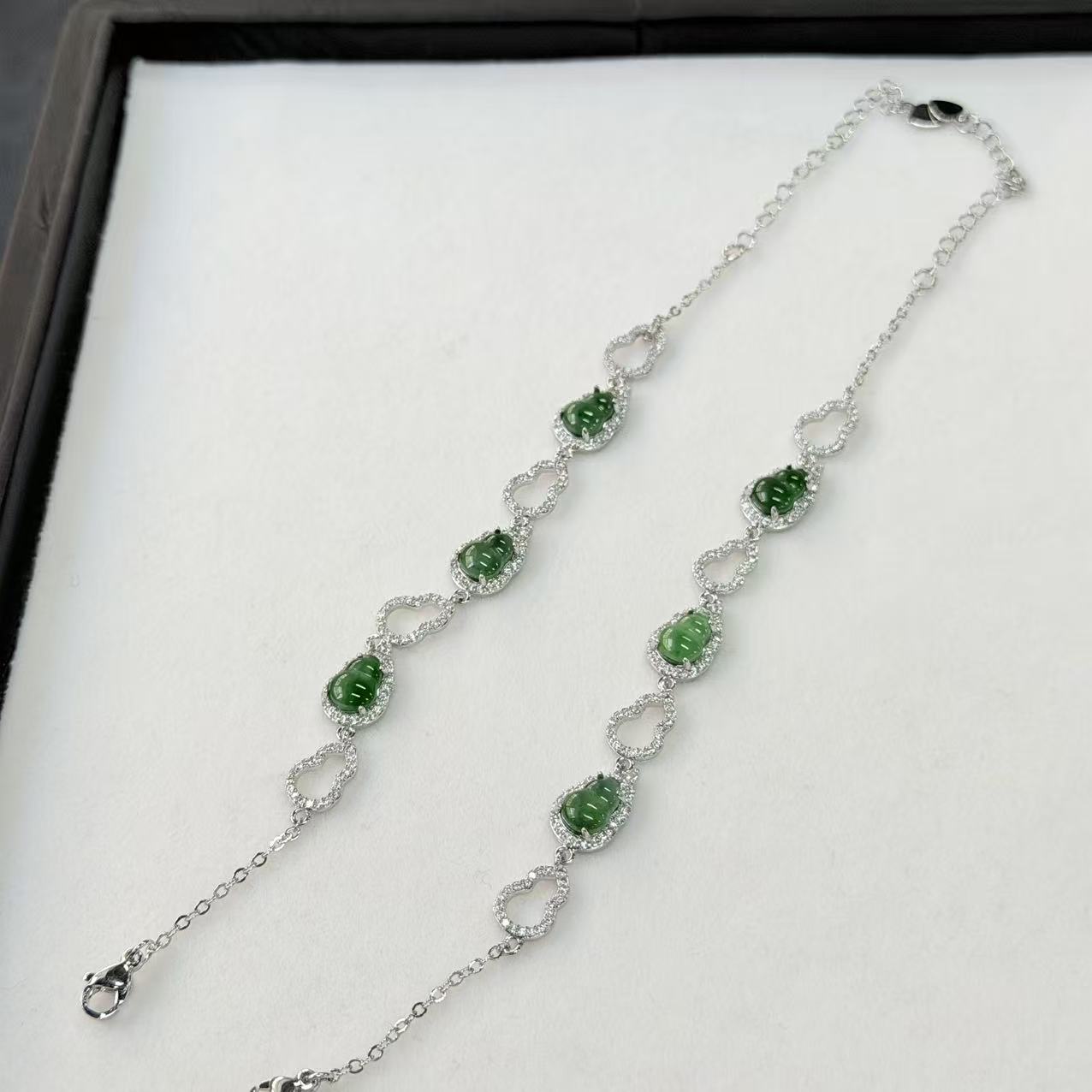 【睿泽赏宝】翡翠葫芦手链多样性发一 7*5*2KT0590031