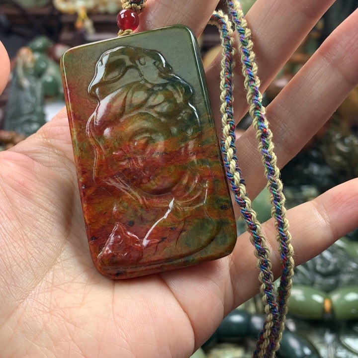 岫岩河磨玉（透闪石质玉）手把未镶嵌