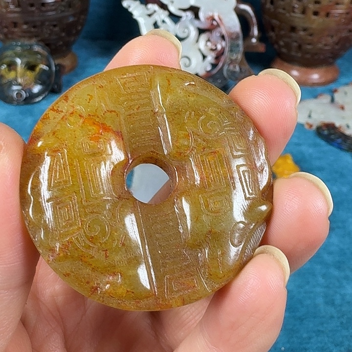 和田玉（糖玉）未镶嵌挂件