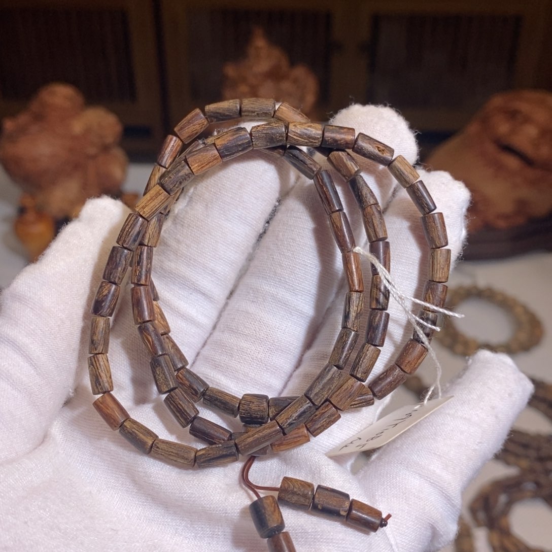 手串沉香马泥涝 沉水竹节 7.6克