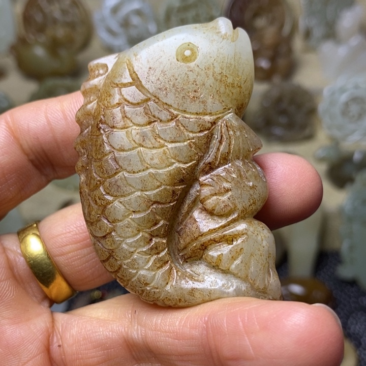 和田玉挂件未镶嵌